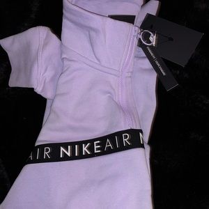 Purple Cropped Nike Sweater🔮